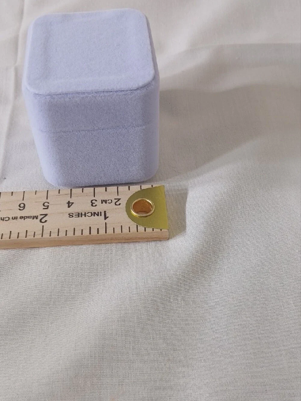 Lilac Velvet Ring Box - Women Accessories